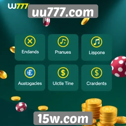 Recursos e funcionalidades do site uu777.com